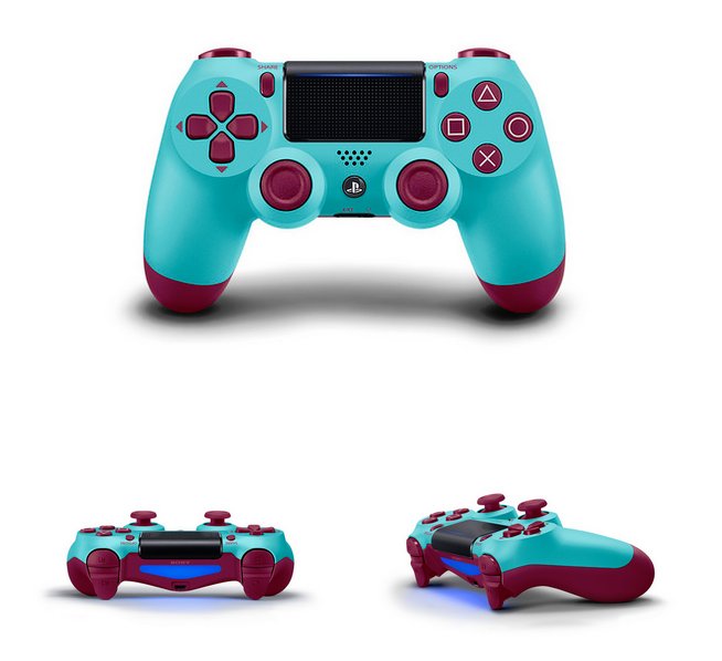 blue camouflage ps4 controller