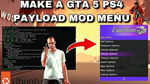 GTA 5 GTA V Cheats for PS3 Mod 