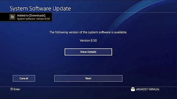 PS4 System / Firmware 8.50 is Now Live, Don't | - PSXHACKS