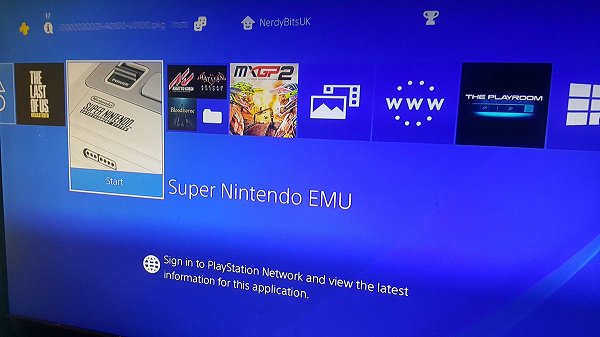 SNESStation SNES Emulator Port for PS4 