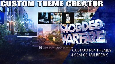 PS4 Theme Creator to Build Custom Themes by MODDED WARFARE ...